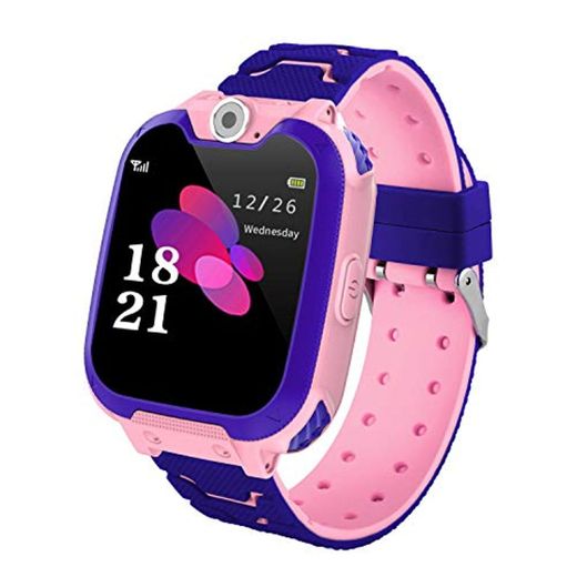Hangang Reloj para Niños Niña smartwatchLa Musica y 7 Juegos Smart Watch