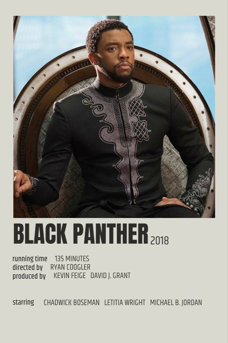 Fashion poster black panther