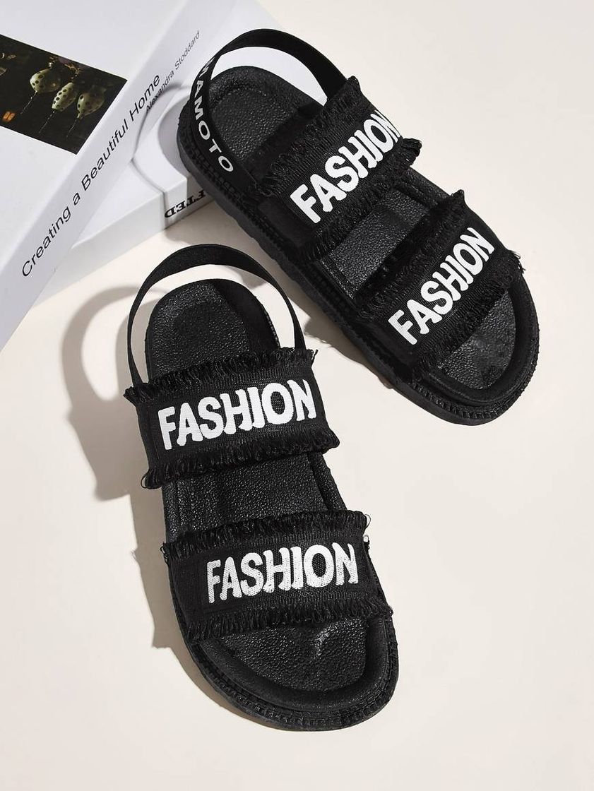 Social Sandalias negras