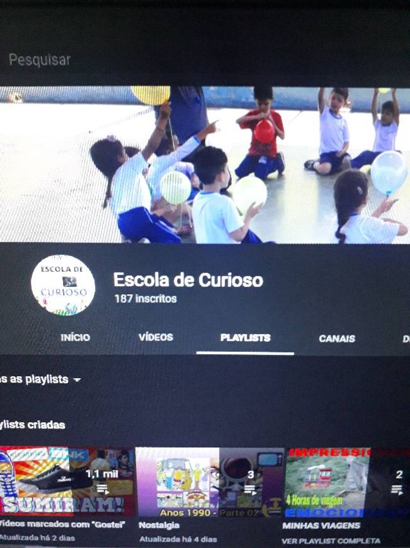 Moda Canal do Educativo no Youtube