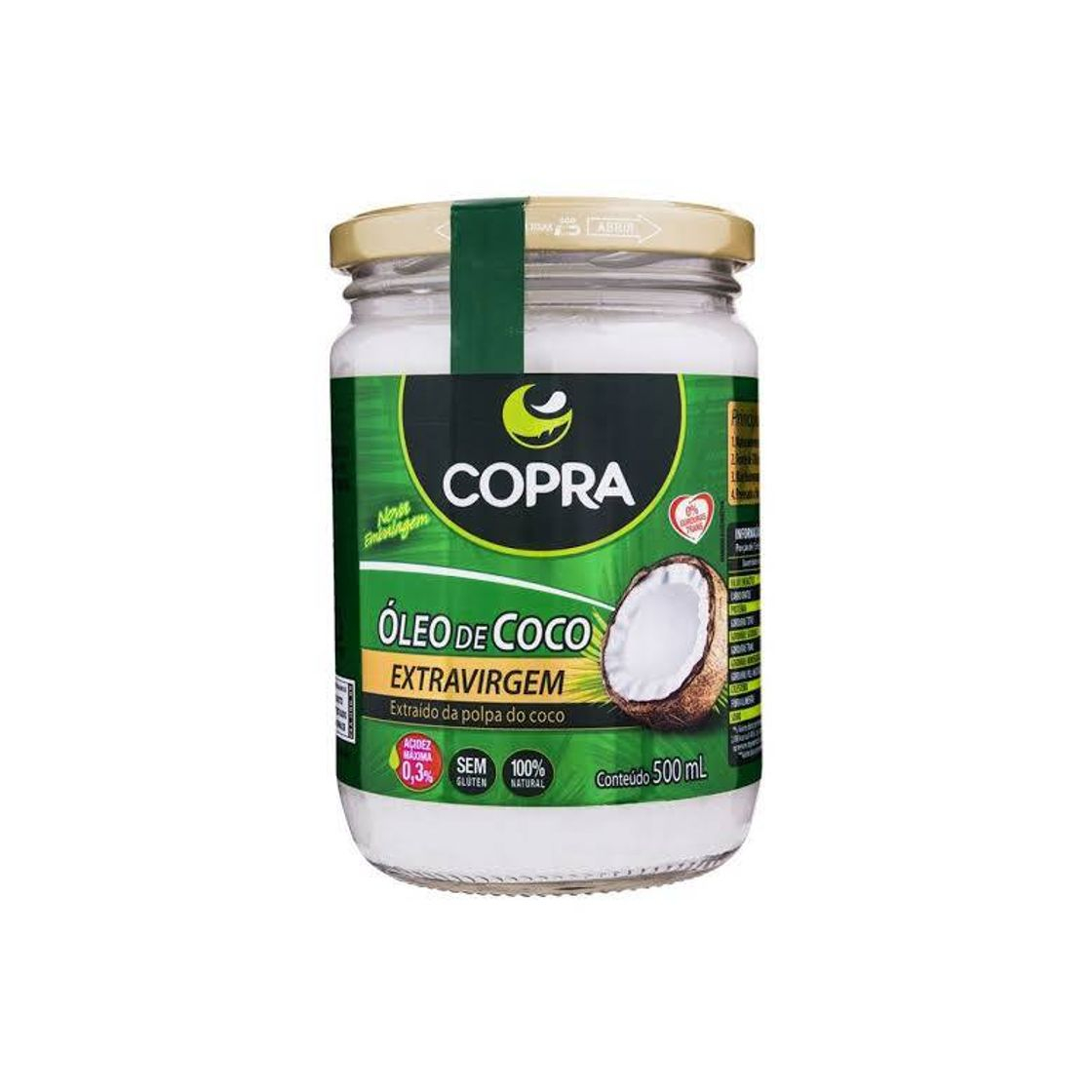 Producto Aceite de coco extra virgen 500 ml - Crudo y prensado en