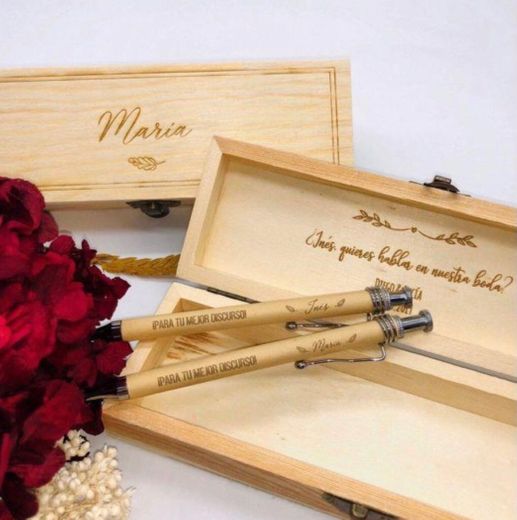 ≫ Bolígrafo para testigos de boda ❤️ Personalizado
