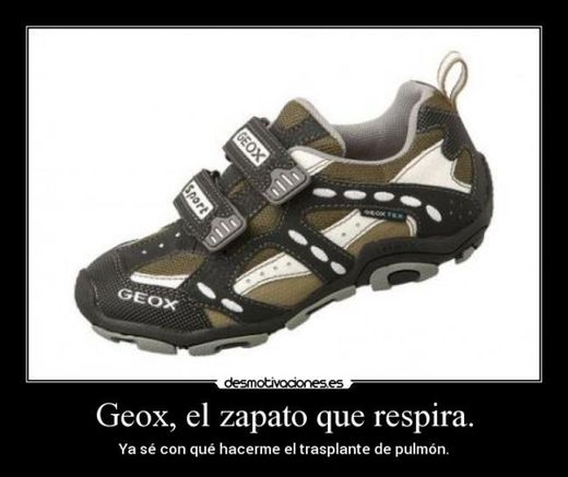Geox, el zapato que respira🥵
