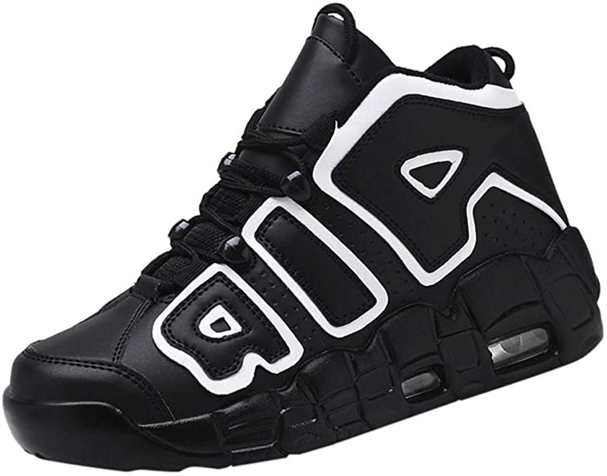 Moda BaZhaHei Zapatillas de Hombres Zapatos Deportivos Casuales de Moda Zapatos cómodos de Baloncesto de Alto Top portátiles de Moda Calzado cómodo Zapatos de Baloncesto Altos de Gran tamaño para Hombres