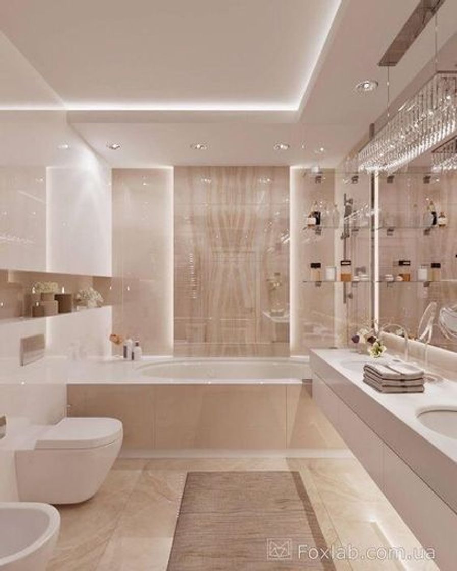 Fashion White Bathroom 