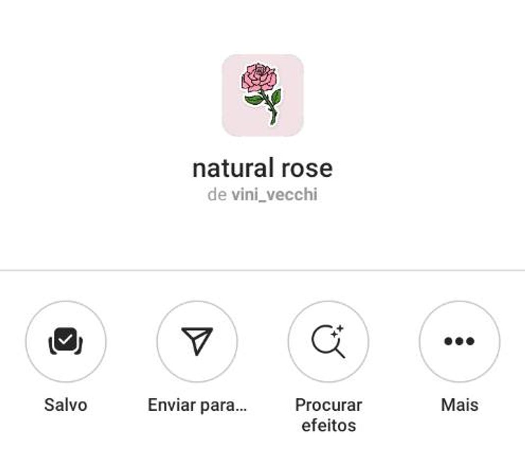 Moda Efeito NATURAL ROSE✨🌹