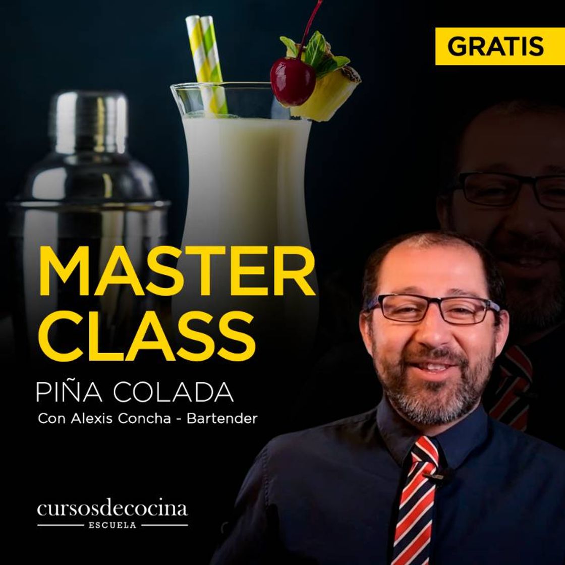 Moda Master Class Cómo preparar una clásica piña colada gratis