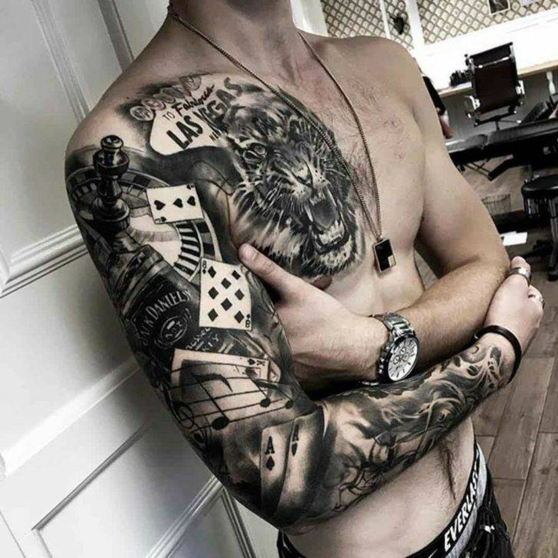 Moda Tatuagem Masculina 