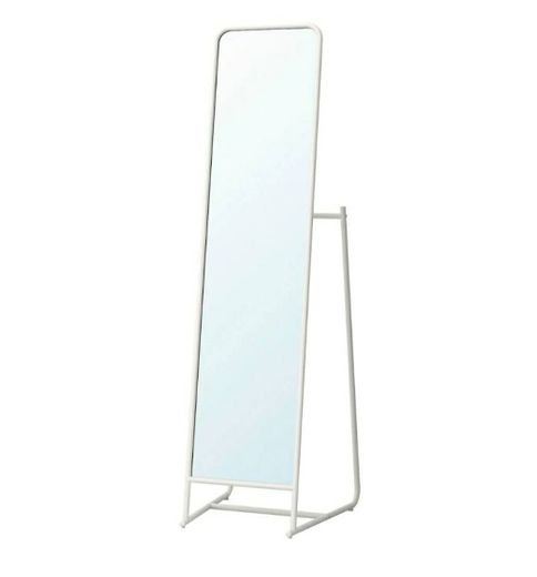 KNAPPER Espejo de pie, blanco, 48x160 cm - IKEA