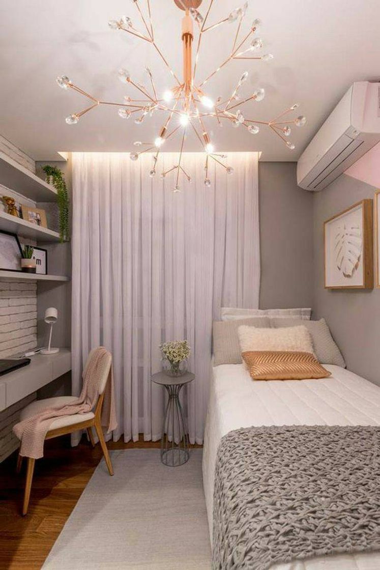 Moda Decoração quarto pequeno feminino