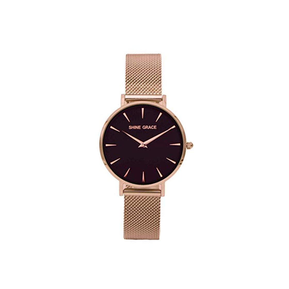 Producto SHINE GRACE Reloj de pulsera analógico impermeable de cuarzo para mujer