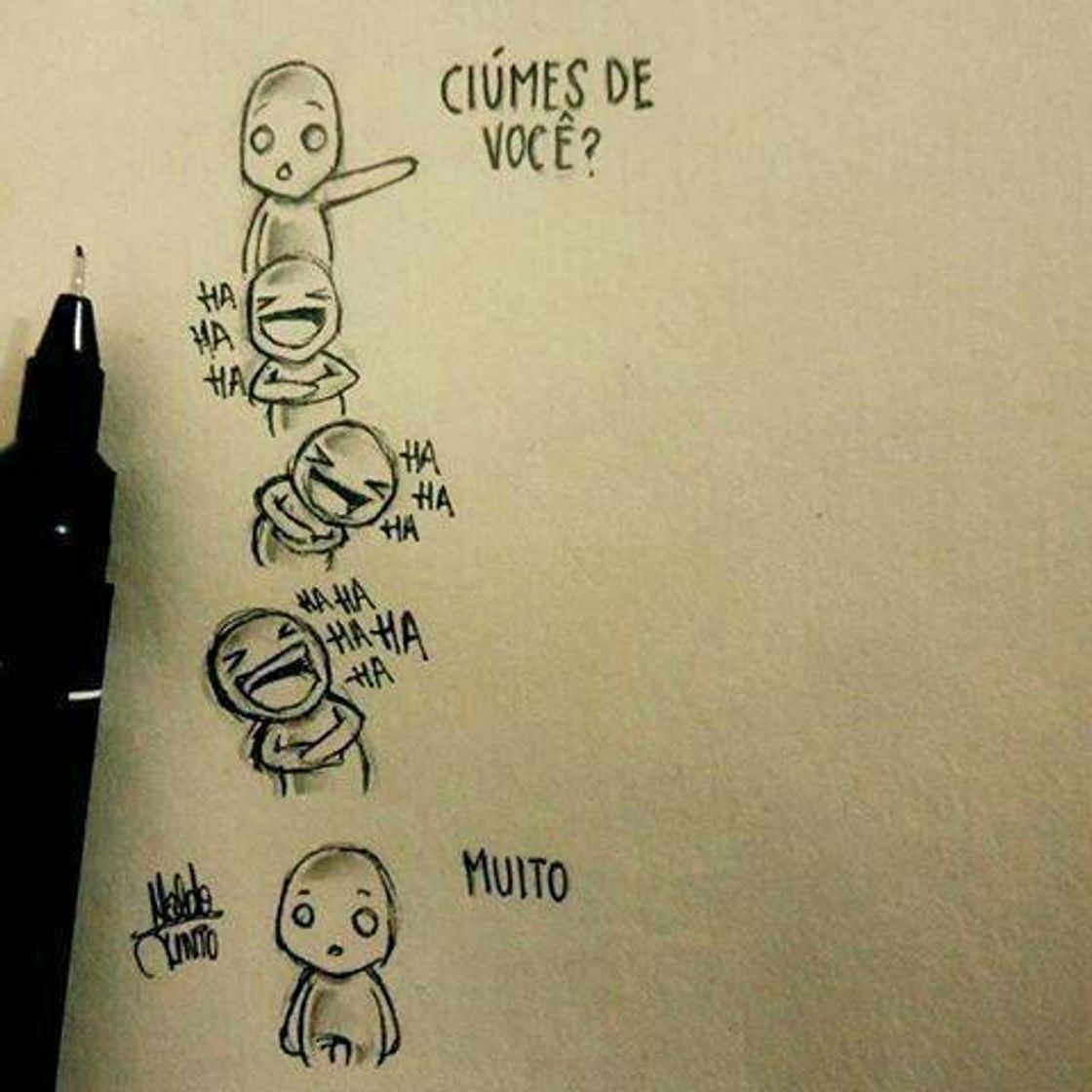 Moda Desenho "ciumes"