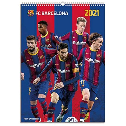 Grupo Erik CPA321003 - Calendario de pared 2021 FC Barcelona Grupo