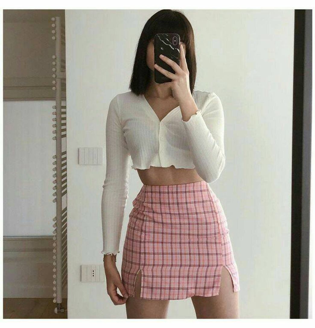 Fashion Soft tendencia saia e cropped