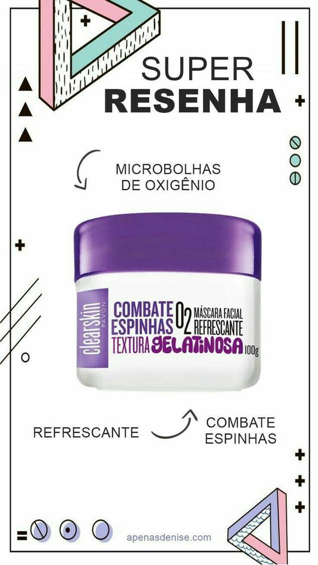 Fashion Creme combate as espinhas avon