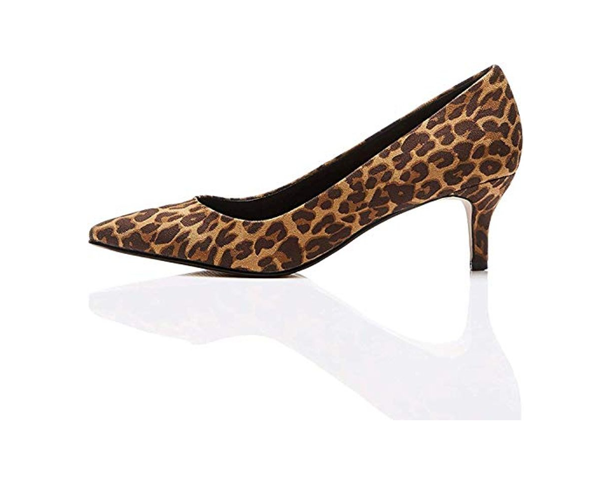 Moda find. Kitten Court Zapatos de Tacón Mujer, Beige