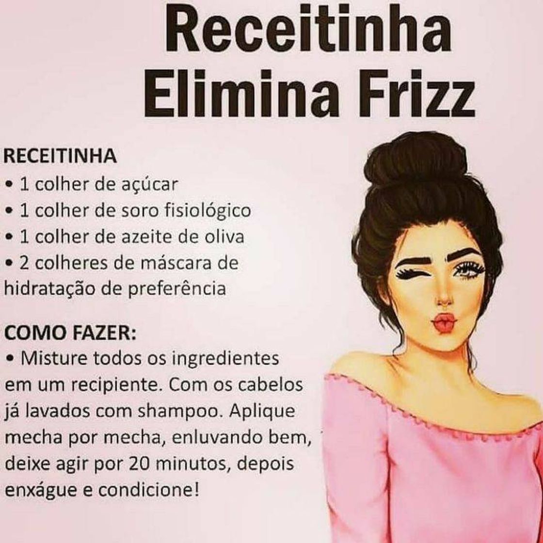 Fashion Receita para eliminar frizz