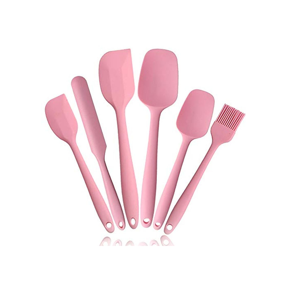 Product HENSHOW Espatula Silicona de Cocina 6 Piezas, Utensilio de Cocina de Silicona