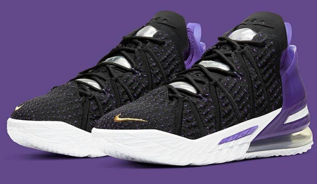 Fashion Lebron 18 Lakers