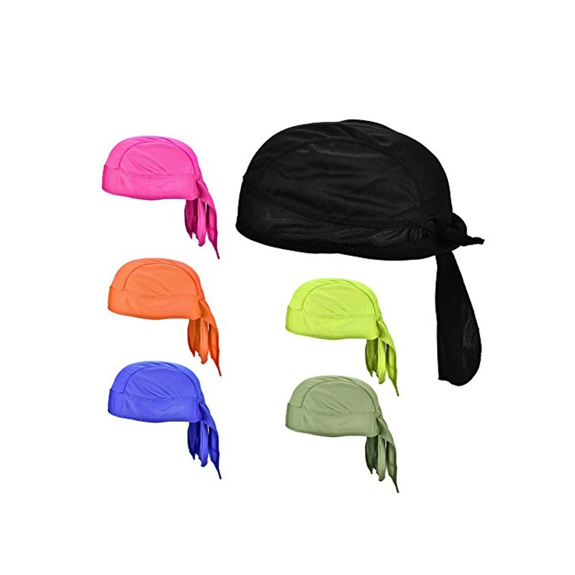 Product Sombrero de Ciclismo Secado Rápido,Gorra de Pañuelo de Cabeza de Ciclismo Ajustable