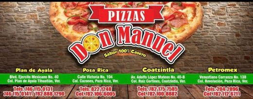 Pizzas Don Manuel Coatzintla