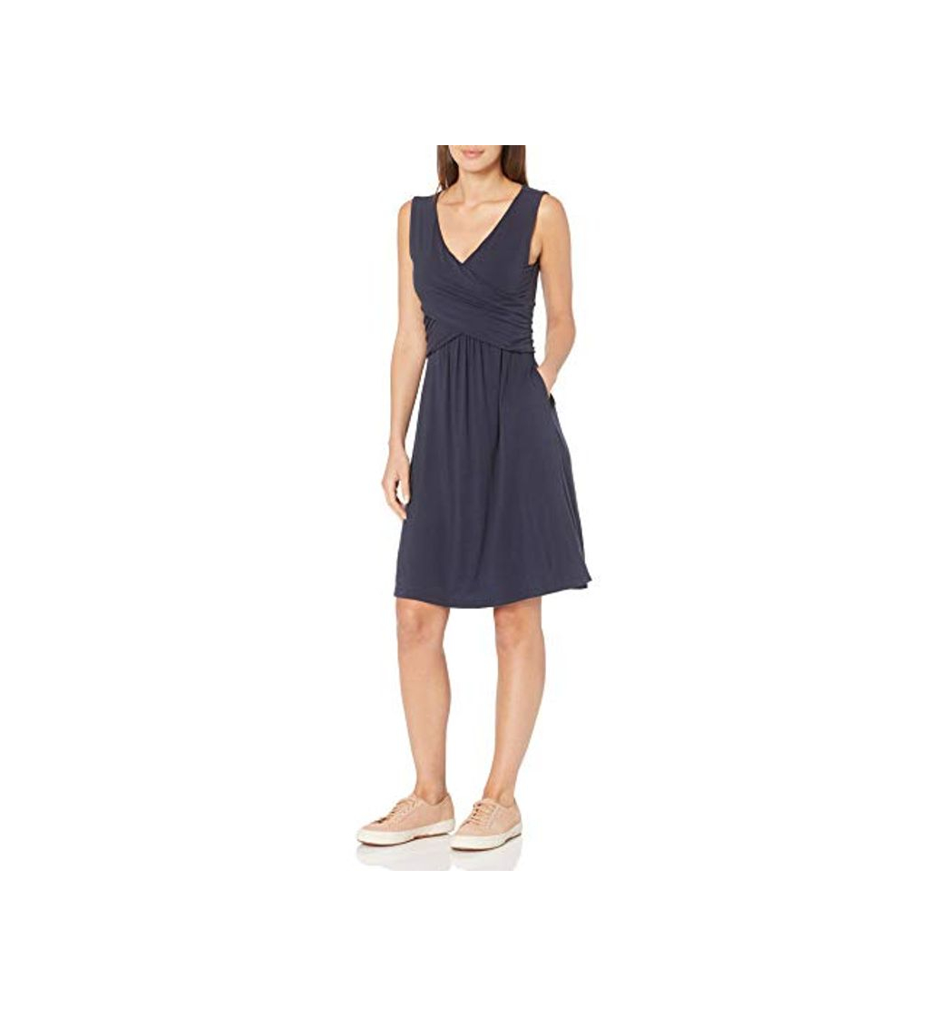 Fashion Amazon Essentials Vestido Cruzado sin Mangas Dresses