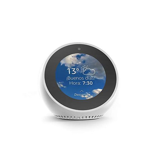 Amazon Echo Spot - Reloj despertador inteligente con Alexa
