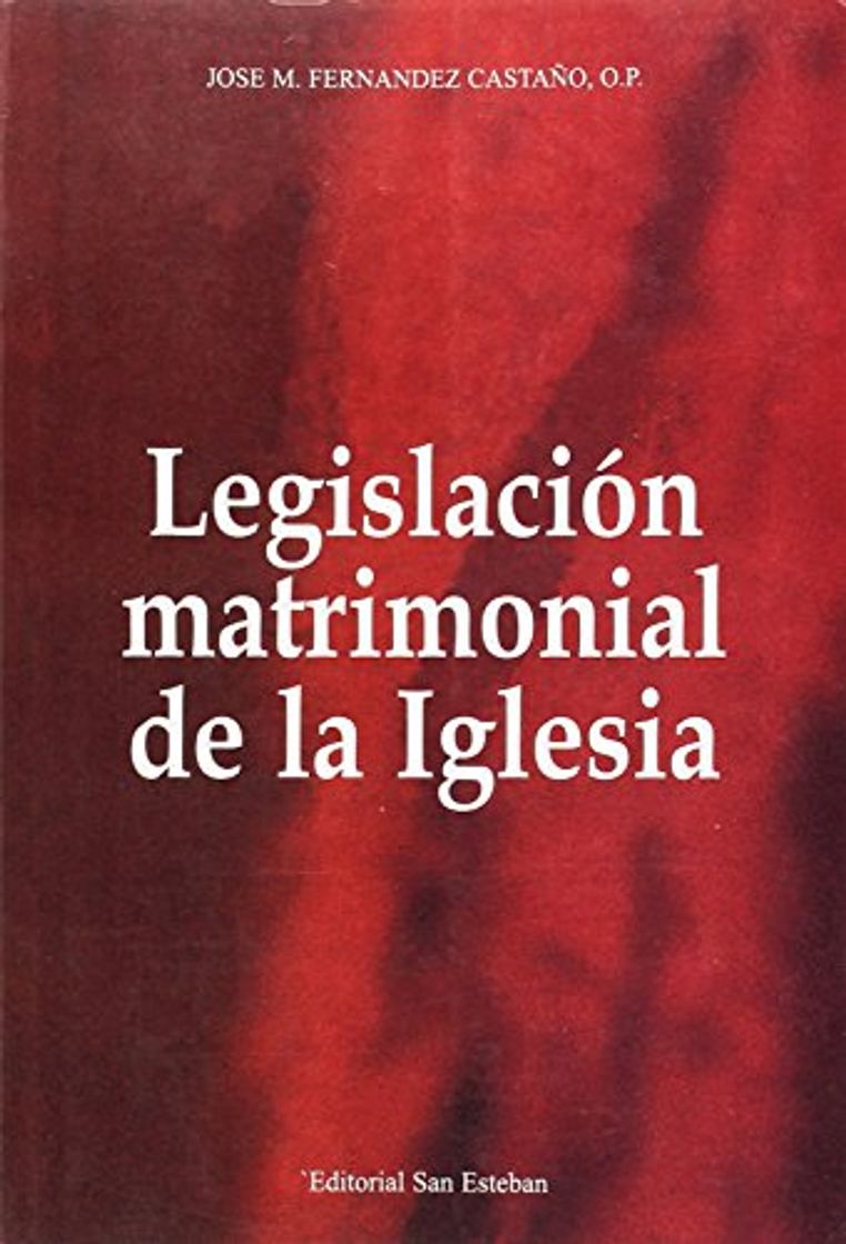 Book Legislación matrimonial de la Iglesia