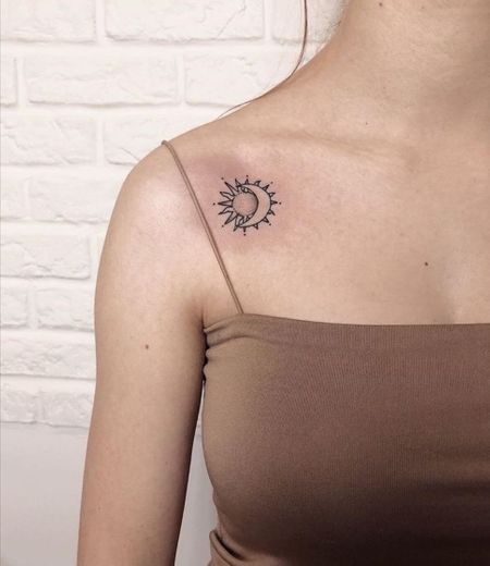 Tattoo sol e lua🌞🌙