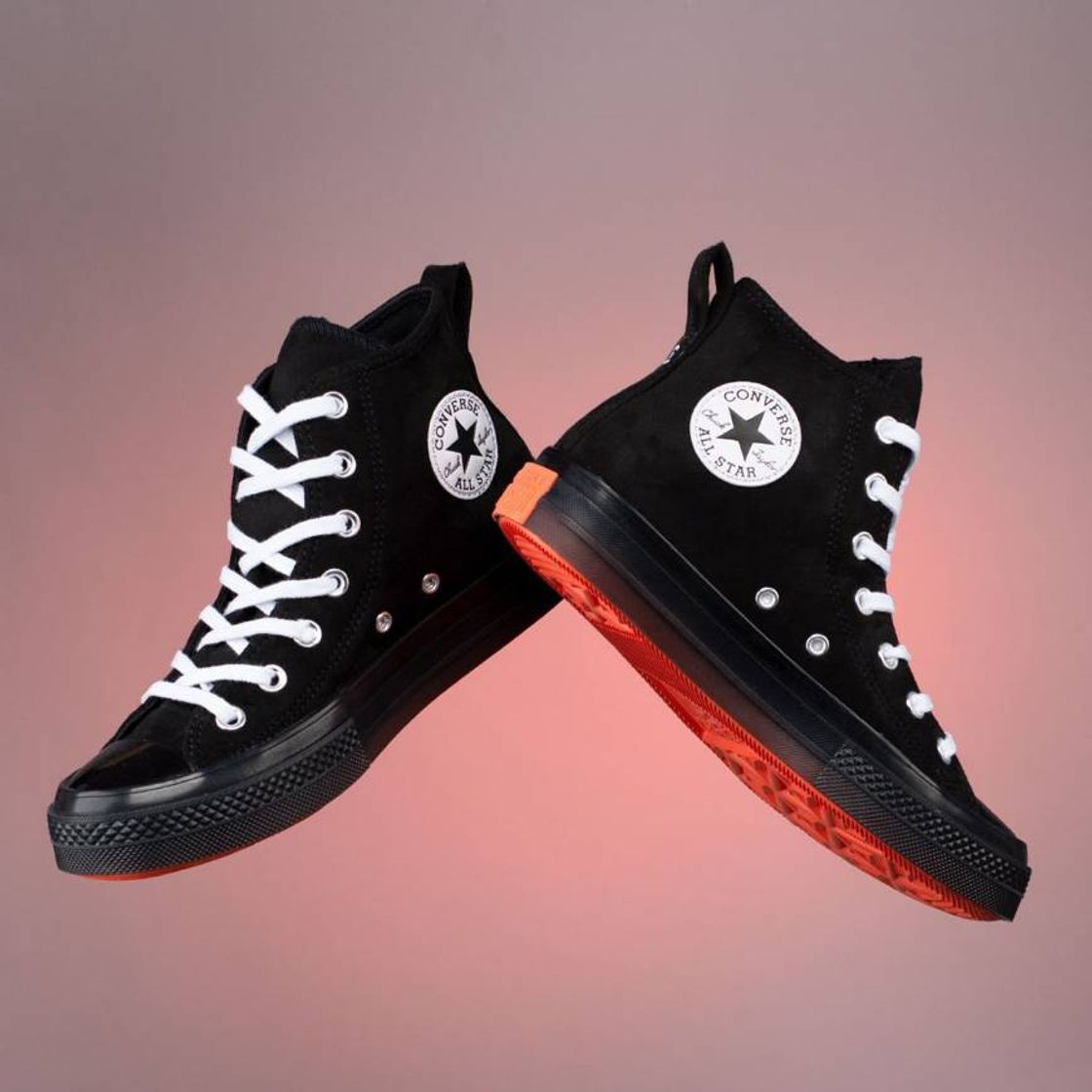 Moda Tênis Converse Chuck Taylor All Star CX Suede Color Hi Black