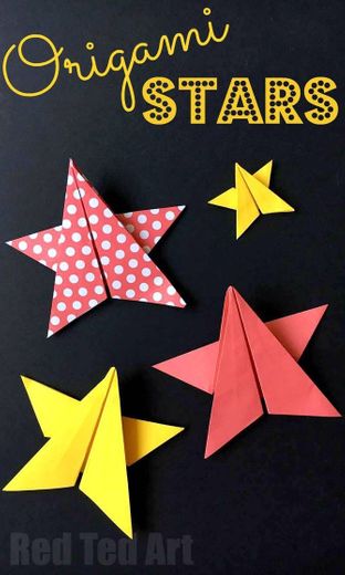 Easy origami stars