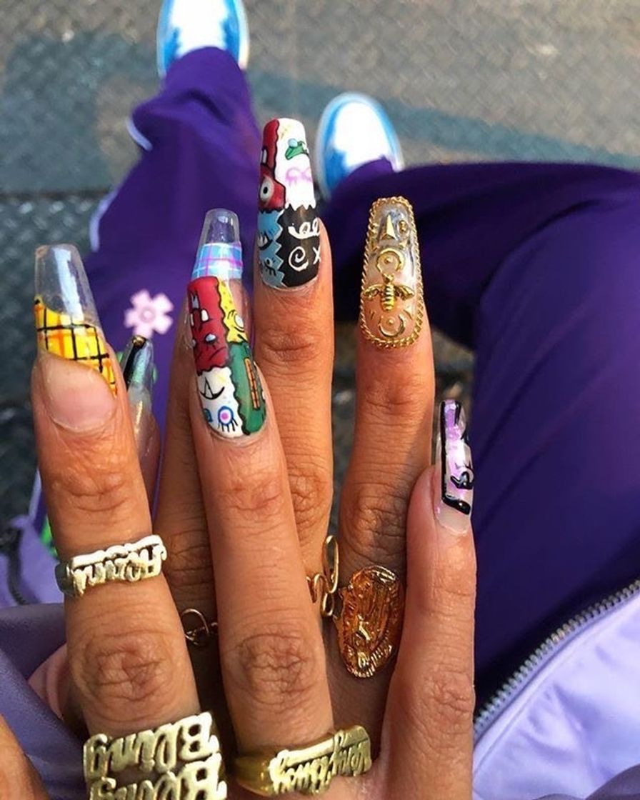 Fashion Unhas com desenhos 