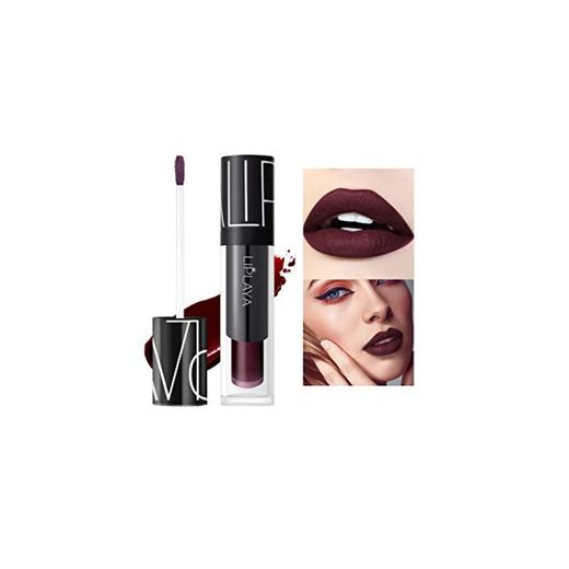 Mimore Moist Lipstick Maquillaje profesional Lápiz labial líquido, impermeable Taza antiadherente Sexy