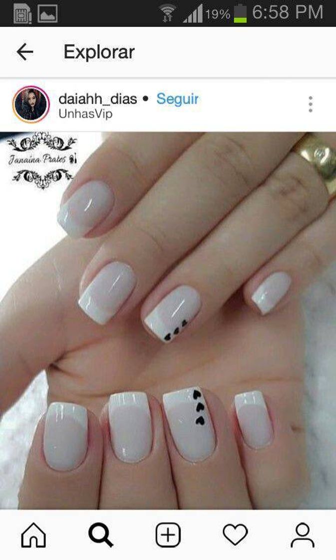 Fashion Unhas curtas 