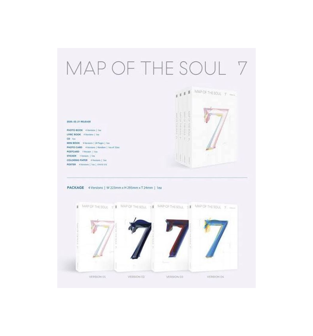 Producto BTS Álbum Map Of Soul 7 Kpop Cd