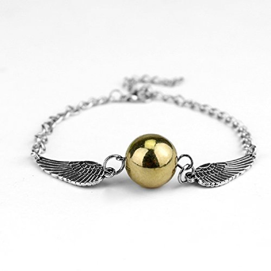 Fashion HarryPotter Pulsera Quidditch Snitch Dorada Regalo