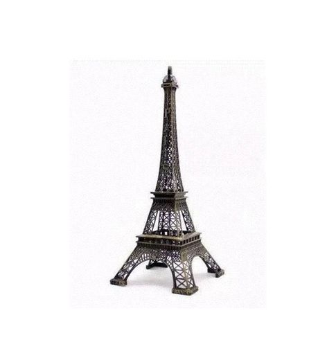 Torre Eiffel Miniatura Paris em Metal para Decoração 10cm