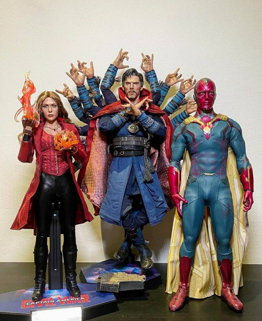 Moda Uma das coleções de action figures