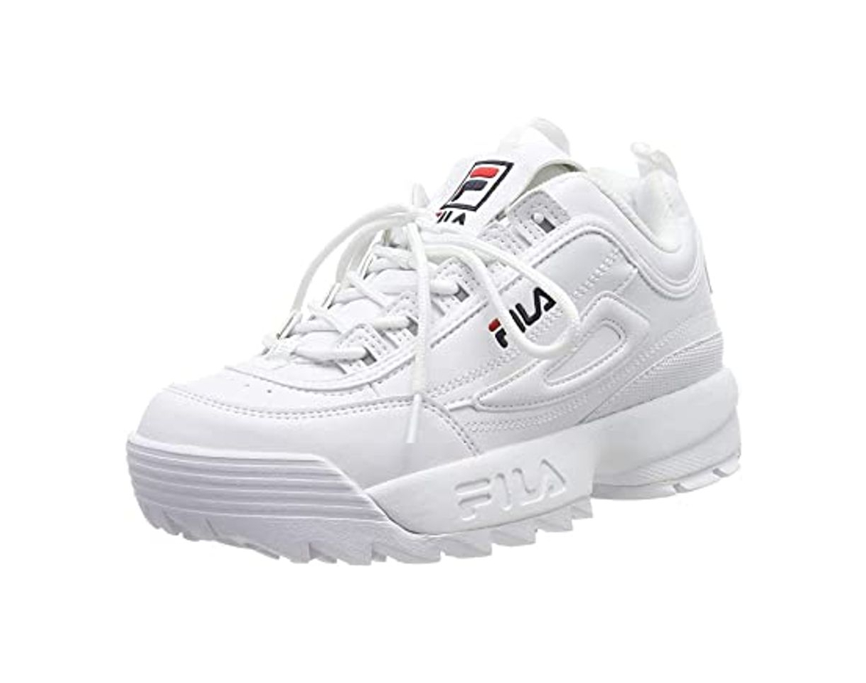 Social Fila Disruptor Low Wmn 1010302-1fg, Zapatillas para Mujer, Blanco