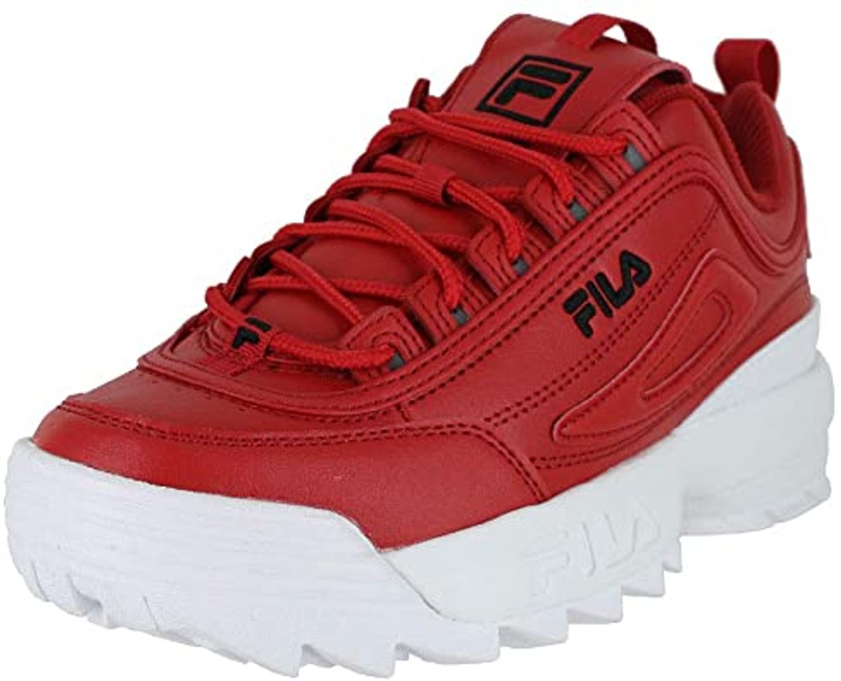 Social Fila Disruptor II - Zapatillas deportivas para mujer, Rojo