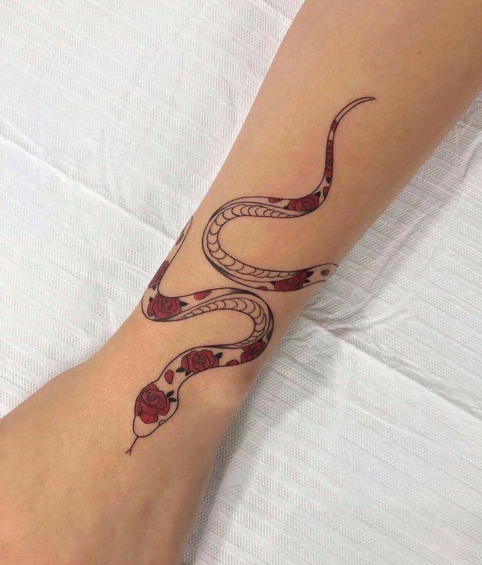 Fashion tatuagem de cobra