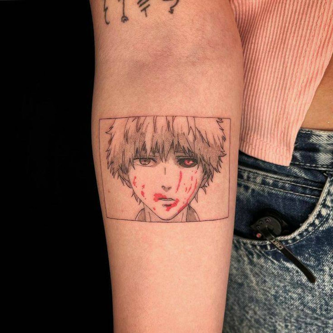 Moda Tatuagem de anime 