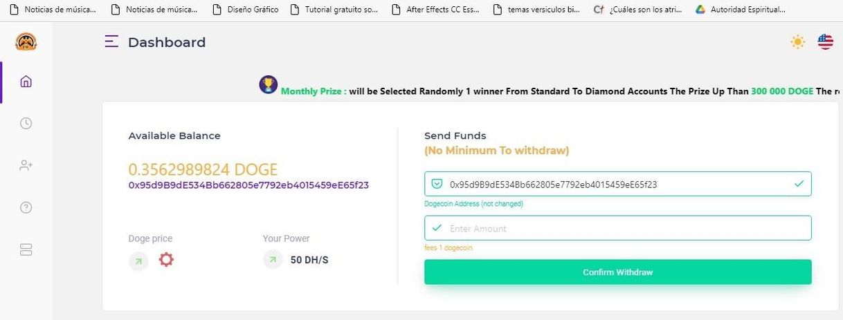 Social Minea Dogecoin Gratis automaticamente..! Aprovecha