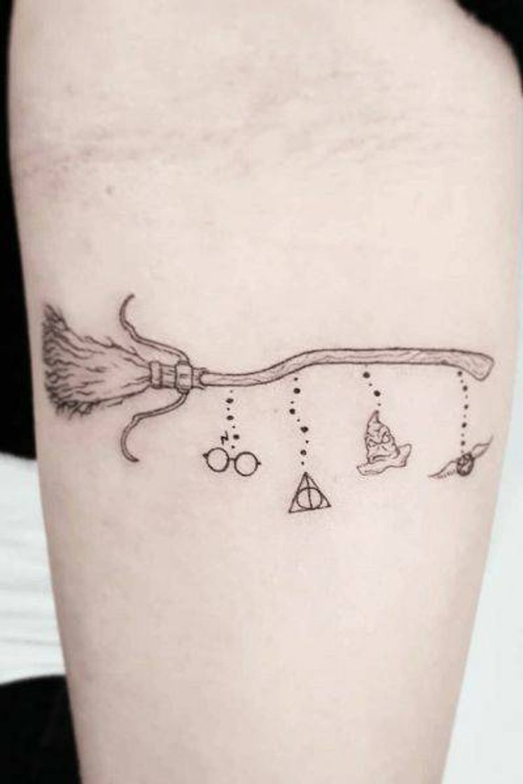 Fashion Tatuagem do harry potter