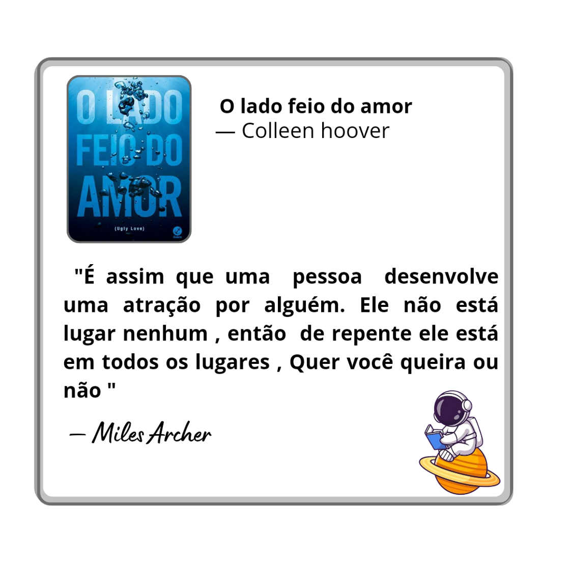 Book O lado feio do amor