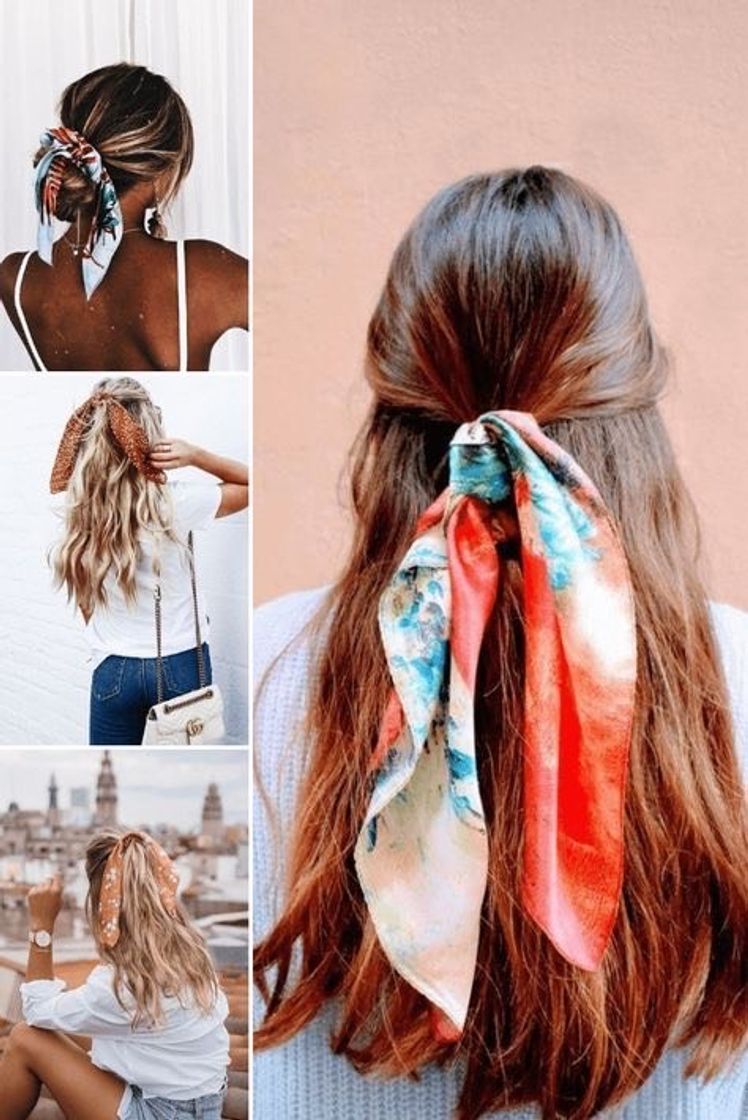 Moda Penteado com Lenço 