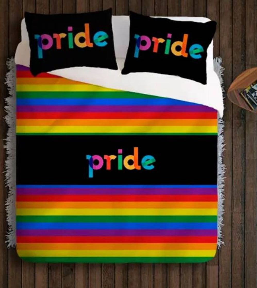 Fashion Jogo Cama Casal Fronha Colcha Lgbt Lgbtqi+ Gls Pride Orgulho ...