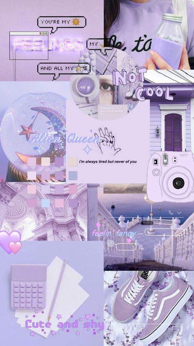 Moda Wallpaper lilás 💜