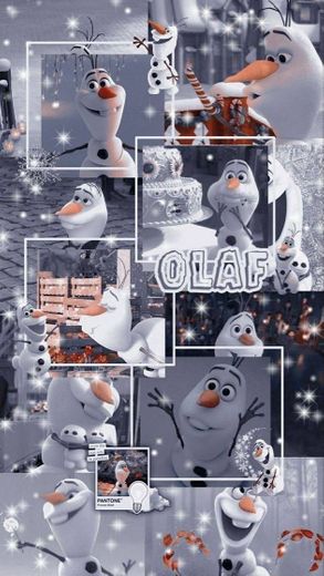 Mais um wallpaper lindo do nosso Olaf, dessa vez, aesthetic 