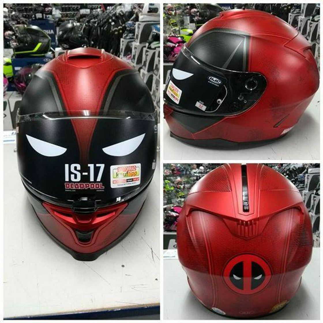 Fashion #DEADPOOL #CAPACETE #MOTORCYCLE